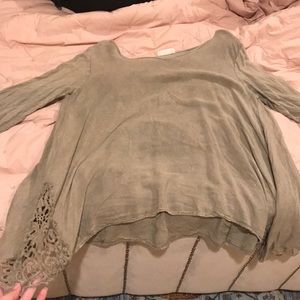 Army Green Blouse